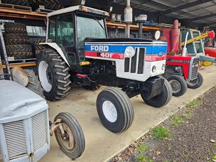 USED FORD 8401 2WD CAB TRACTOR