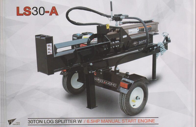 MILLERS FALLS 30 TON LOG SPLITTER Konigs Shepparton Pty. Ltd