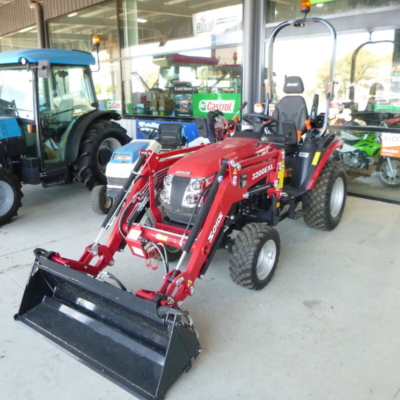 NEW SOLIS S26 4WD ROPS TRACTOR WITH LOADER Konigs Shepparton Pty. Ltd