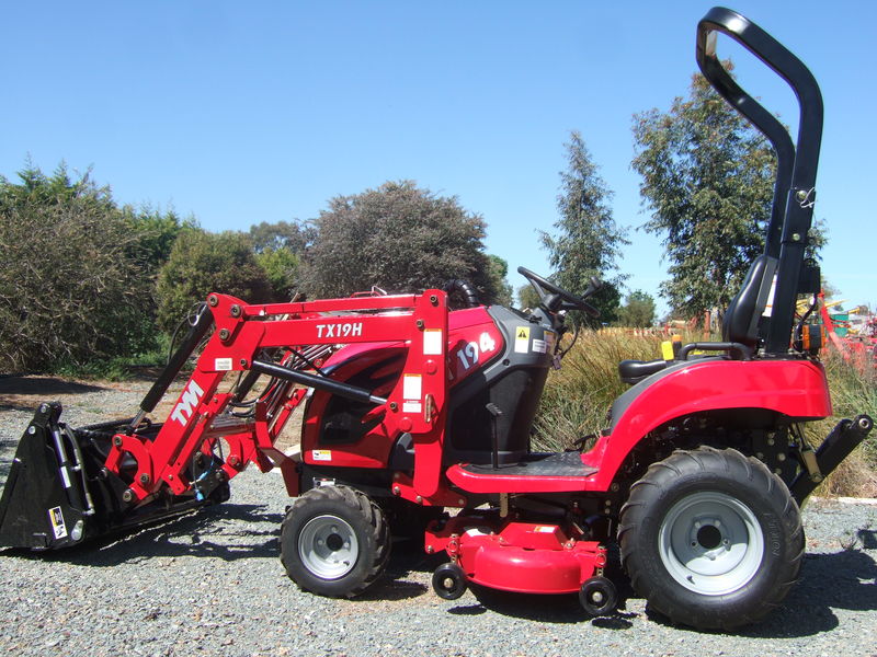 TYM T194 tractor FEL mid mount mower Konigs Shepparton Pty. Ltd