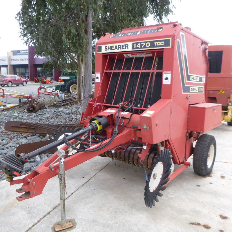 USED GEHL 1470 TDC ROUND BALER Konigs Shepparton Pty. Ltd