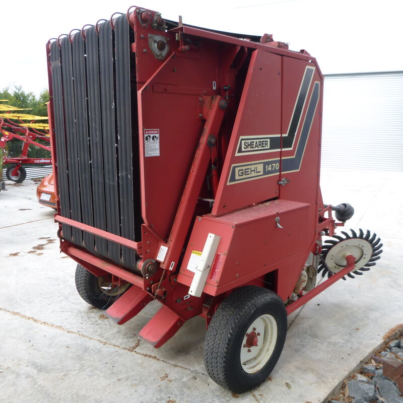 USED GEHL 1470 TDC ROUND BALER Konigs Shepparton Pty. Ltd