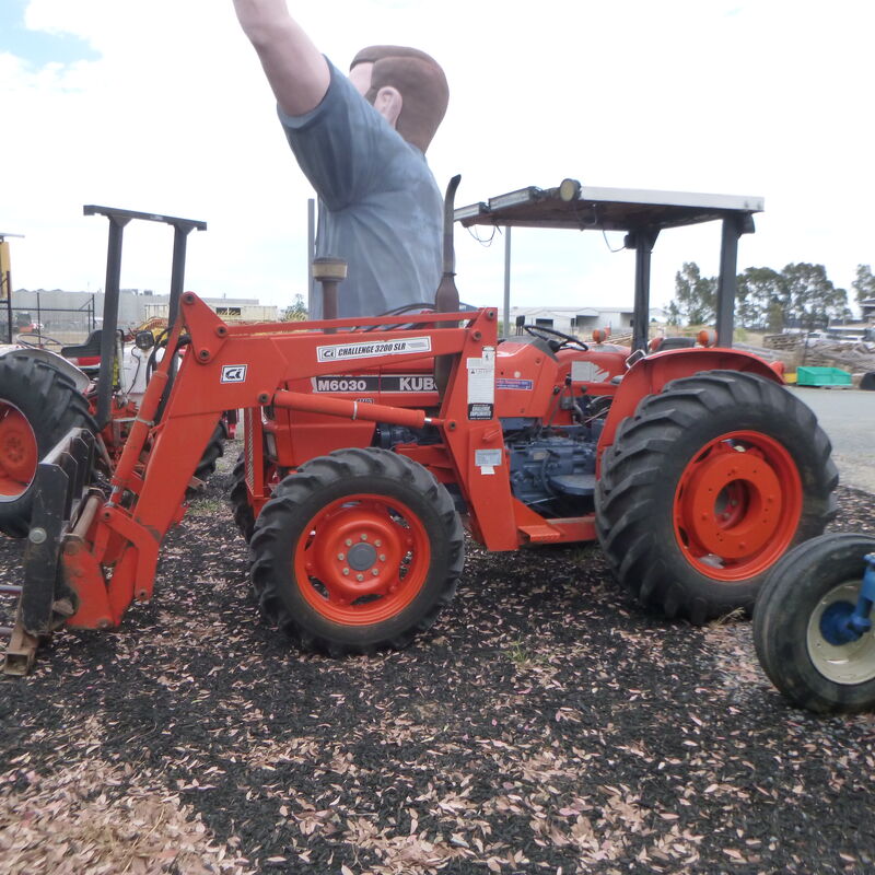 USED KUBOTA M6030 ROPS TRACTOR WITH LOADER Konigs Shepparton Pty. Ltd