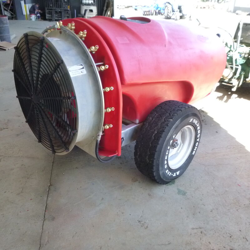 USED SILVAN 1000L SUNTUFF AIRBLAST SPRAYER Konigs Shepparton Pty. Ltd