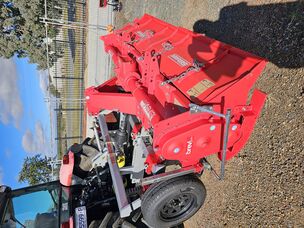 NEW YEOMAN 4 TINE RIPPER WITH BREVI ROTARY HOE