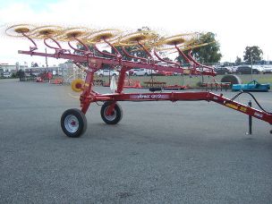 Sitrex QR 8 10 12 wheel mounted hay rakes