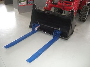 TWM clamp on pallet forks