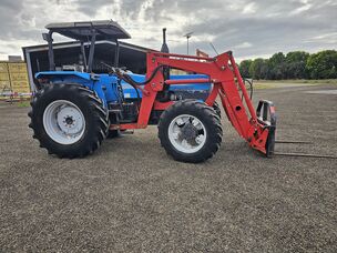 USED LANDINI 7860 ROPS TRACTOR WITH LOADER