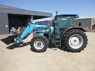 USED LANDINI POWERFARM 95 TRACTOR WITH LOADER