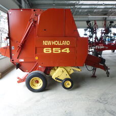 USED NEW HOLLAND 654 ROUND BALER