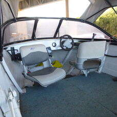 USED QUINTEX 445 ESTUARY FISHING BOAT and TRAILER