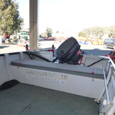 USED QUINTEX 445 ESTUARY FISHING BOAT and TRAILER