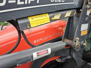 USED SAME EXPLORER 100E CAB TRACTOR WITH LOADER