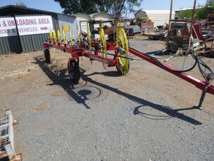 USED SITREX TR9 9 WHEEL INLINE HAY RAKE