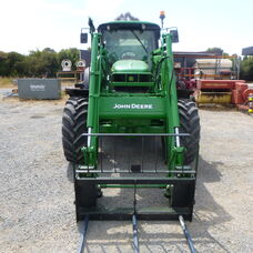 Used John Deere 6520 Cab tractor with front end loader