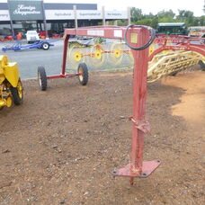 Used New Holland Super 56 roller bar rake tandem hitch frame