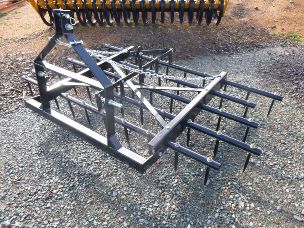 twm 4ft 6in spike harrow adjustable 3 point linkage 