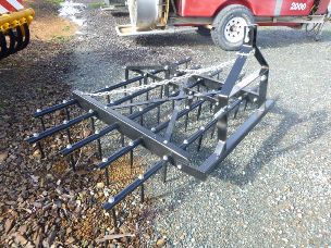 twm 4ft 6in spike harrow adjustable 3 point linkage 